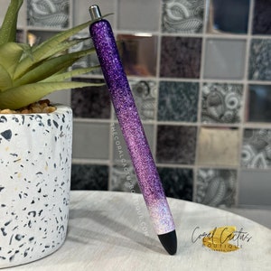 Ombre Purple Glitter Pen