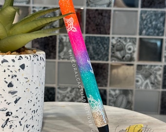 Penna glitterata Neon Beach Sea Turtle