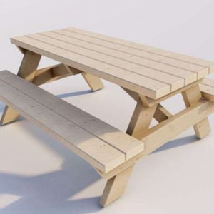 Six foot Picnic Table design