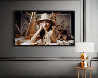 Architect Woman Creativity With Hat