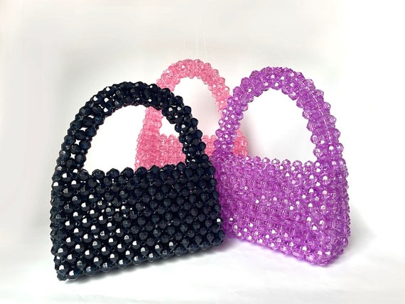 Handmade beaded purse hotsell