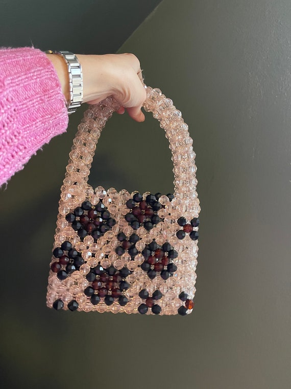 Handmade crystal bag design best sale