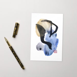 Minimalist postcard, Simple postcard, Zen, -Ying Yang- Yuho Wavelength