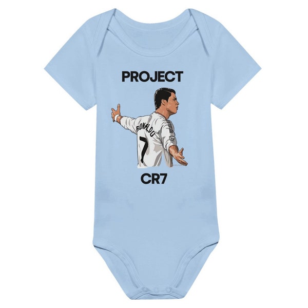 Project Ronaldo Bodysuit/Baby/CR7/Football/Soccer/Cristiano Ronaldo/Newborn/Gift Newborn Baby/Future Pro Player/Portugal