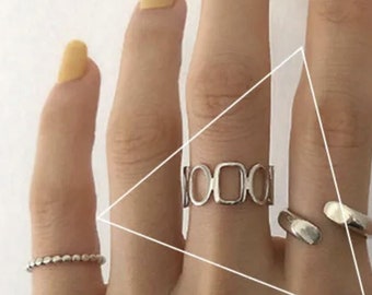 Ketten Ring aus Silber | Kettenring in Silber | Jewelry4heaven
