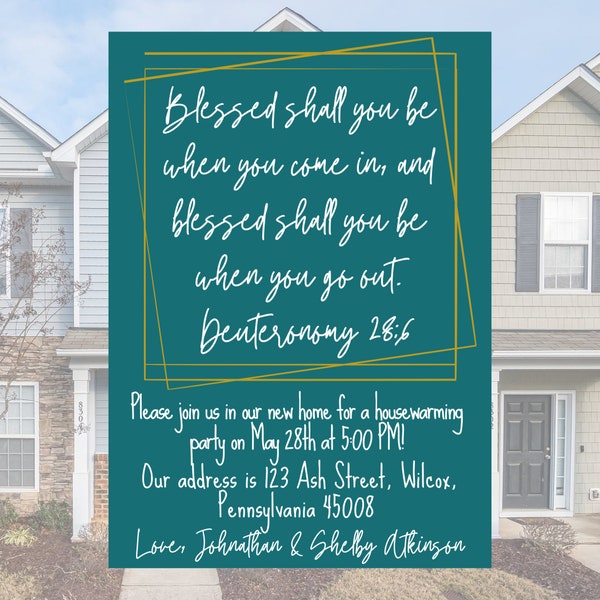 House Blessing Invitation Etsy