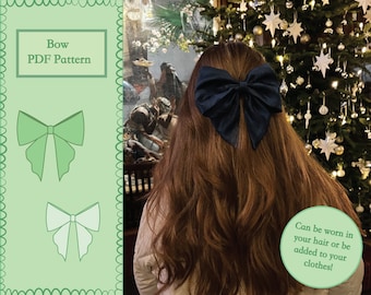 Sailor bow | Hair bow | PDF Sewing Pattern | Digital Pattern | Hair accessories