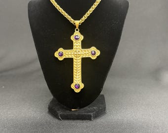 PURPLE PECTORAL CROSS
