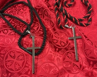 Pectoral Clergy Cross on Rope
