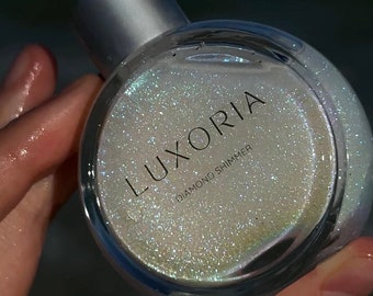 Diamond Glow Body Shimmer – Ultra Shimmer Shine for Skin, Extreme Sparkle Highlighter Dry Oil
