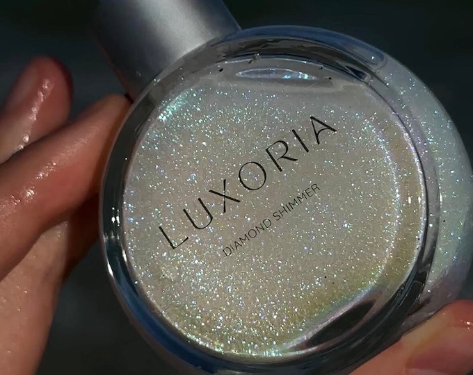 Diamond Glow Body Shimmer  – Ultra Shimmer Shine for Skin, Extreme Sparkle Highlighter Dry Oil