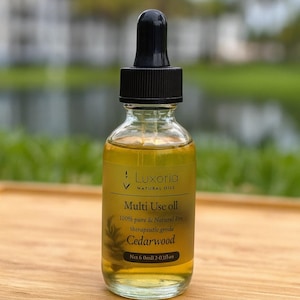 Essentiële olie van cederhout 100% puur natuurlijk, aromatherapie cederolie, voor verstuiver, zeep en kaars