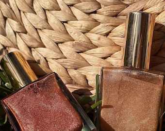 Bronze Body Shimmer Dry Oil Gloss Highlighter Shine Body Glowing Skin Infused Shiny High Light For Face Makeup Cosmetics