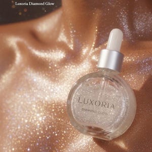 Diamond Glow Body Shimmer – Ultra Shimmer Shine for Skin, Extreme Sparkle Highlighter Dry Oil image 2