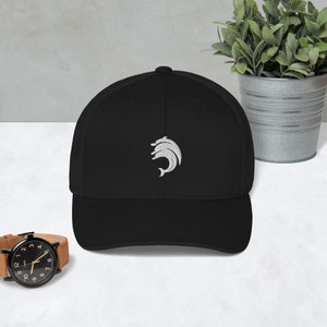 3 Dolphins Logo Trucker Cap