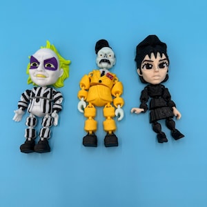 Articulated Beetlejuice characters