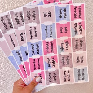 Dreamy Bible Tabs | Laminated Books of the Bible Index