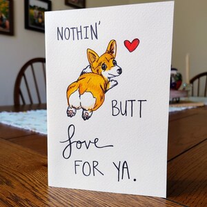 Nada além de amor por você, feito à mão e personalizado, cartão comemorativo