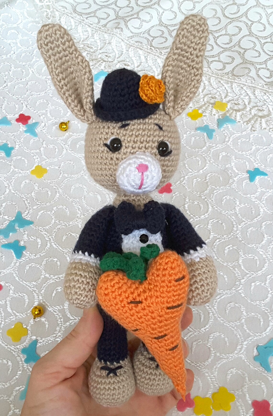 CROCHET PATTERN Bunny Toy Pattern Amigurumi Animal Pattern Crochet ...