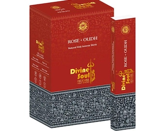 Rose & Oudh Incense - Divine Soul Collection