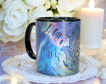 Color Changing Magical Hamsa Hand Mug