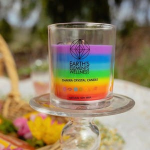 Crystal Candle Chakra - Sale