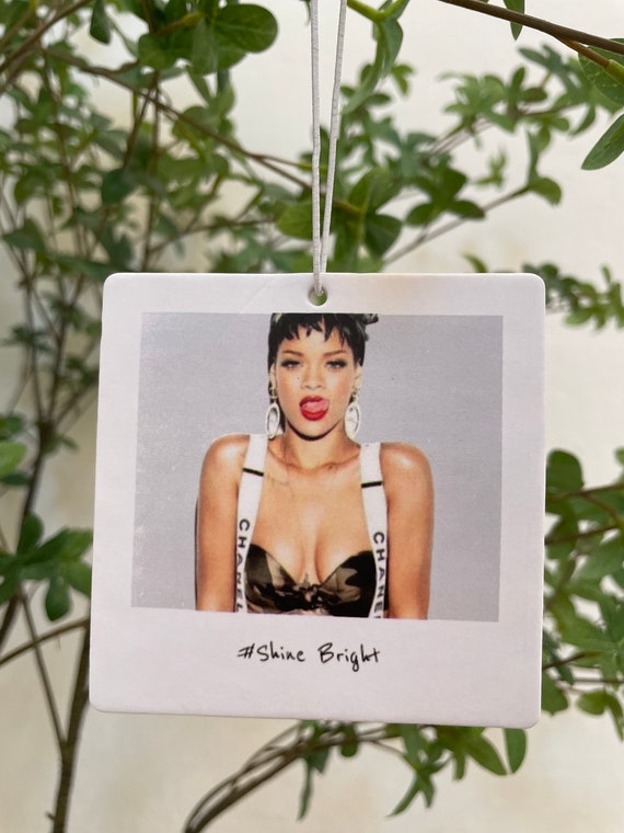 Rihanna Air Freshener Polaroid Style hanging Car Air 