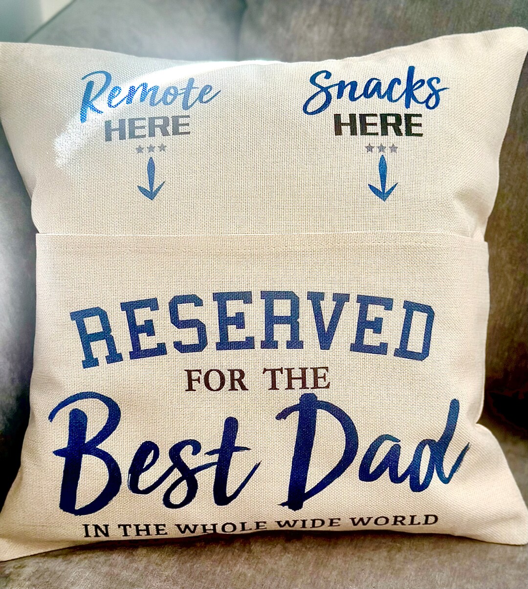 Gift for Dad Pillow for Dad Pocket Pillow Etsy Australia