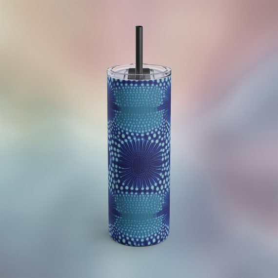 Blue Shibori Pattern Maars Maker Skinny Matte Tumbler, 20oz. A Stylish to  Go Cup for Travel. Tie Dye Style Pattern on a Premium Tumbler. - Etsy