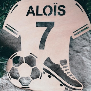 Custom soccer jersey frame