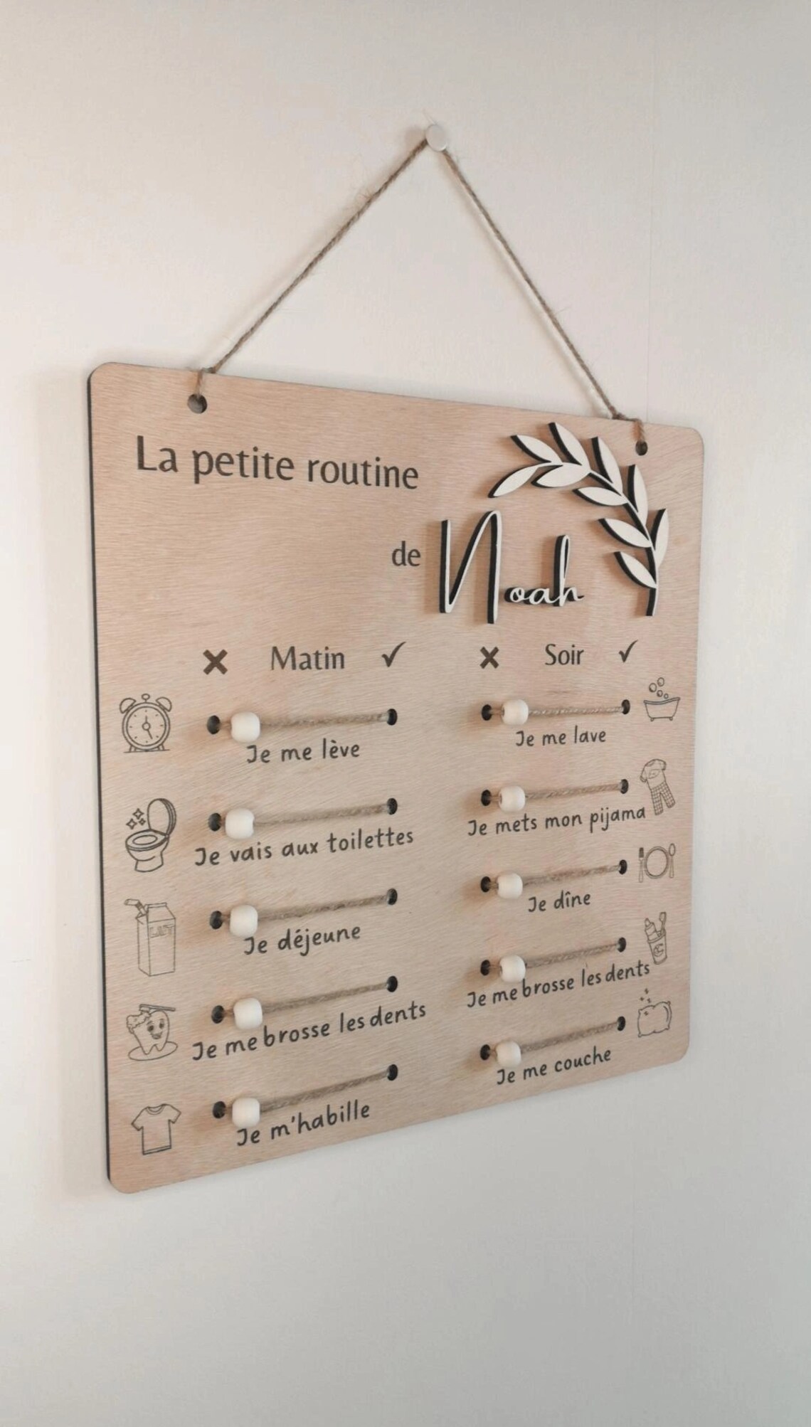 Children's Daily Routine Panel - Etsy