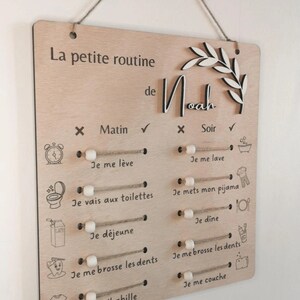 Children's Daily Routine Panel - Etsy