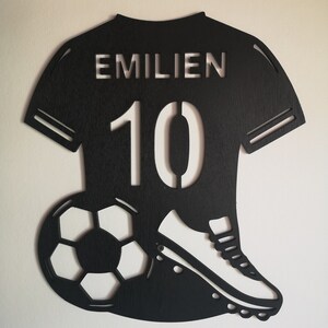 Maillot De Football Personnalisé Enfant – Avec Nom Et Numéro | Kit Complet : T-shirt, Short, Chaussettes | Cadeau Sportif Garçon/fille
