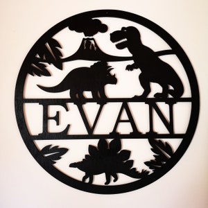 Dinosaurs first name frame