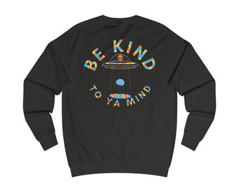 Be Kind To Ya Mind - blue, orange, yellow