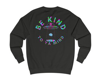 Be Kind To Ya Mind - blue, pink, green