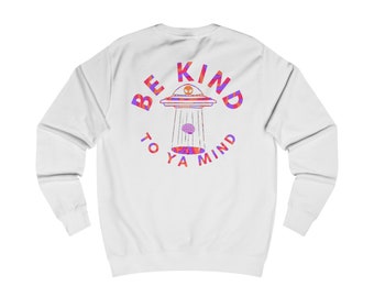 Be Kind To Ya Mind - orange, purple, pink