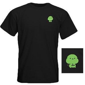 Turtle Handmade Embroidered Shirt chubby cute funny silly gift