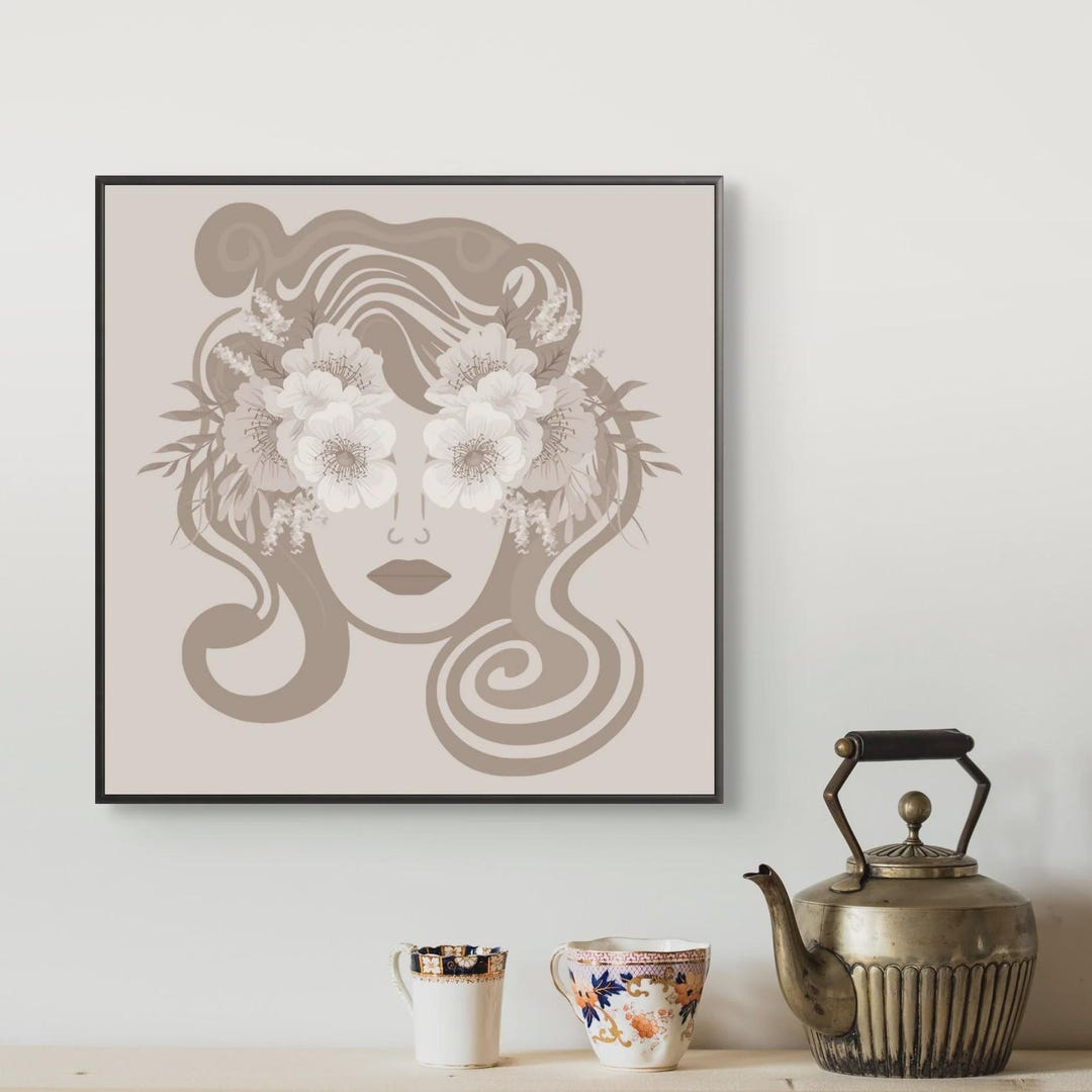 Eyes Like April [modern Art Print] - Etsy