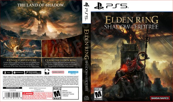 Elden Ring Shadow of the Erdtree PS5 Digital Download Cover - Etsy