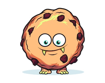 Monstro de biscoitos SVG