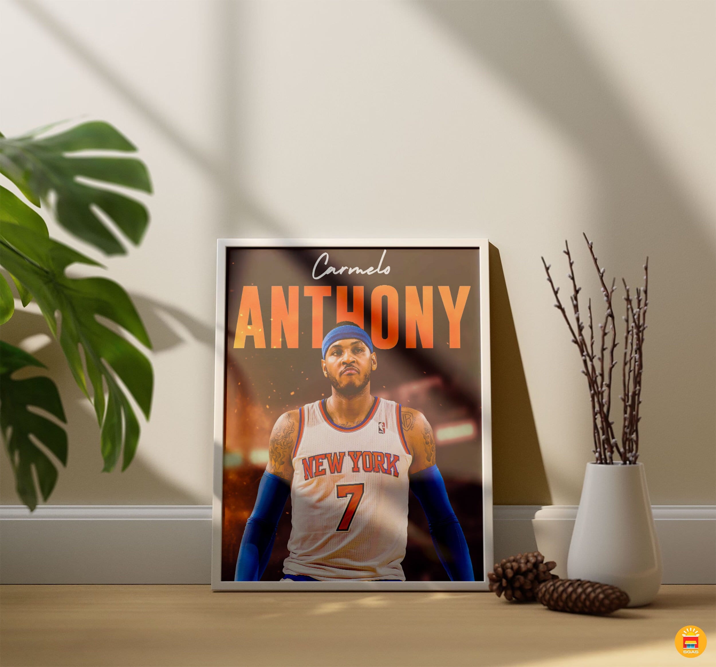 Buy Carmelo Anthony Poster Print New York Knicks Canvas Online in