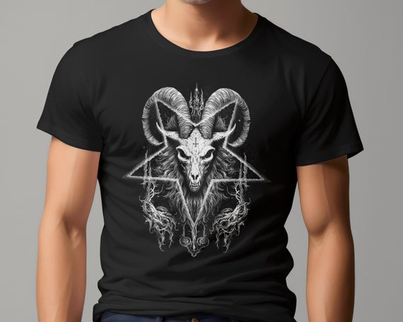Devil 3 Tshirt Black Metal T Shirt Heavy Metal Tee Horror Gift