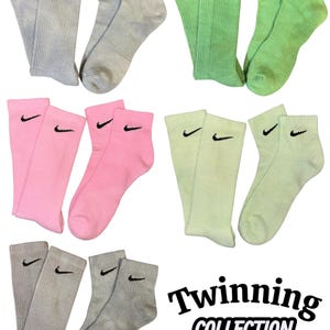 Tie dye Nike Socks, Tie dye socks, tie dye, tie dye nike, Colorful socks, dip dyed, hand dyed, nike socks, matching socks, cool socks