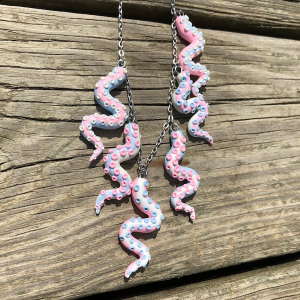 Six piece tentacle necklace