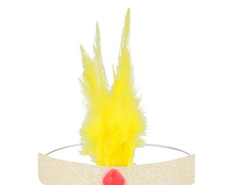 Circus Feather Party Crowns