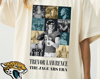 Trevor Lawrence Unisex Comfort Colors Shirt | Christmas Gifts | Jacksonville Jaguars | Football | Jaguars Football | The Jaguars Era