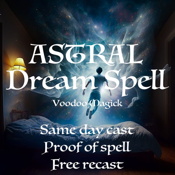 Astraler Traumzauber: Psychische Traumreise mit kraftvollem magischem Schlafzauber. Klartraumzauber
