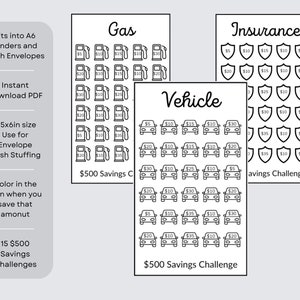 information on A6 Savings Challenge Bundle