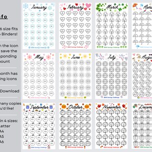 Monthly Savings Challenge Printables Savings Challenge - Etsy